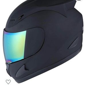 Small 1Storm Matte Black motorcycle helmet